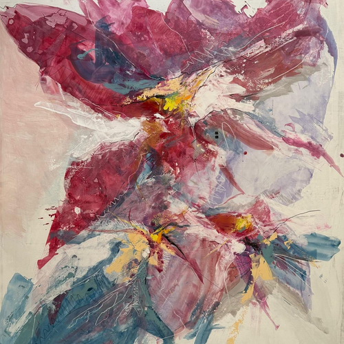 Amapola — obra pictórica de Bárbara Bogas, vista frontal