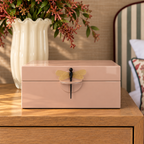 Caja Libélula Rosa Empolvado