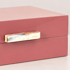 Caja lacada Rosa Antiguo