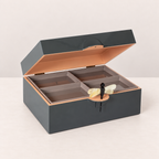 Caja libélula carbón