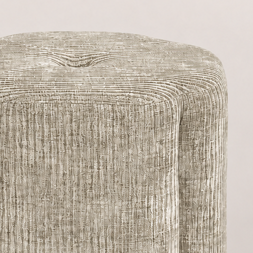 Puf Flore beige