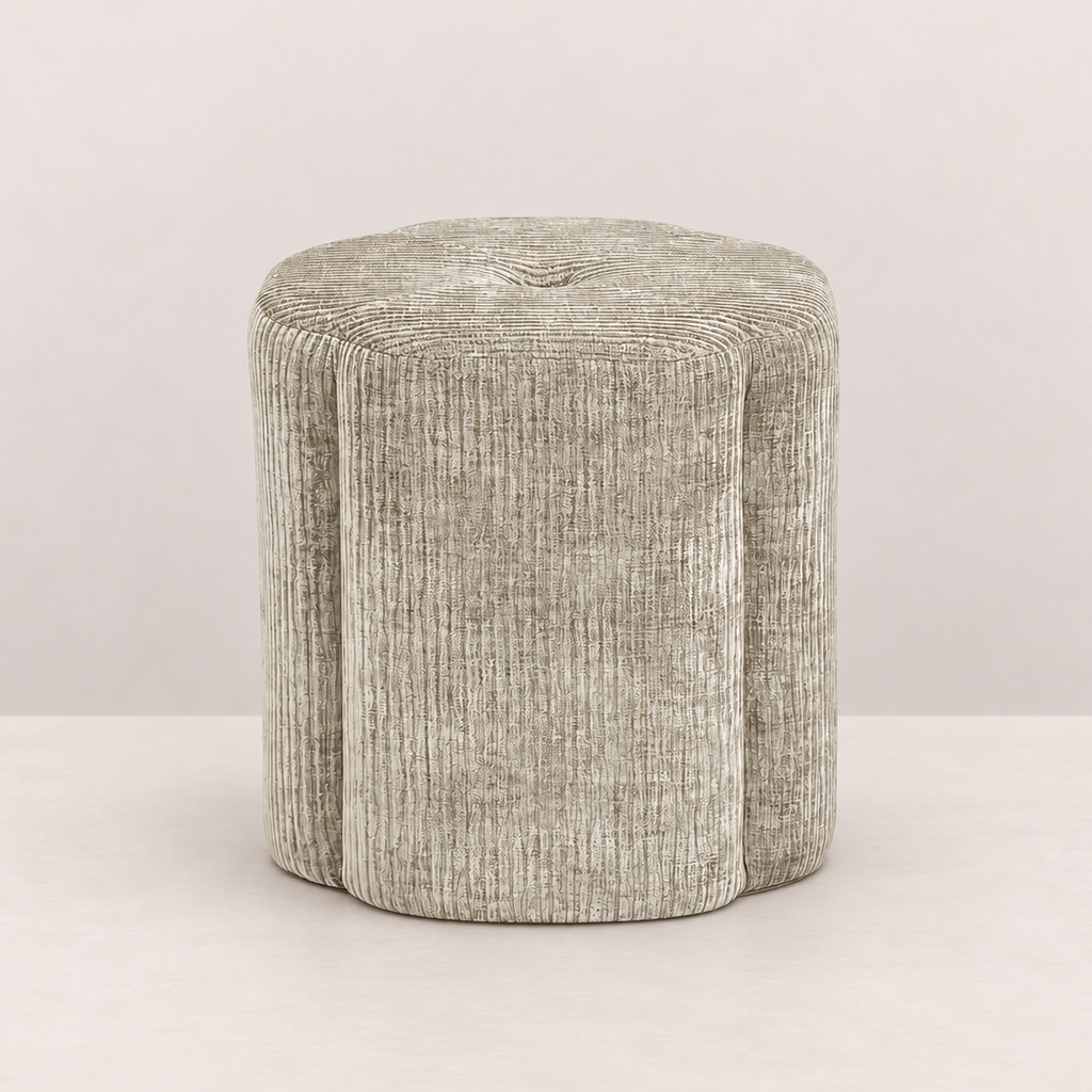 Puf Flore beige