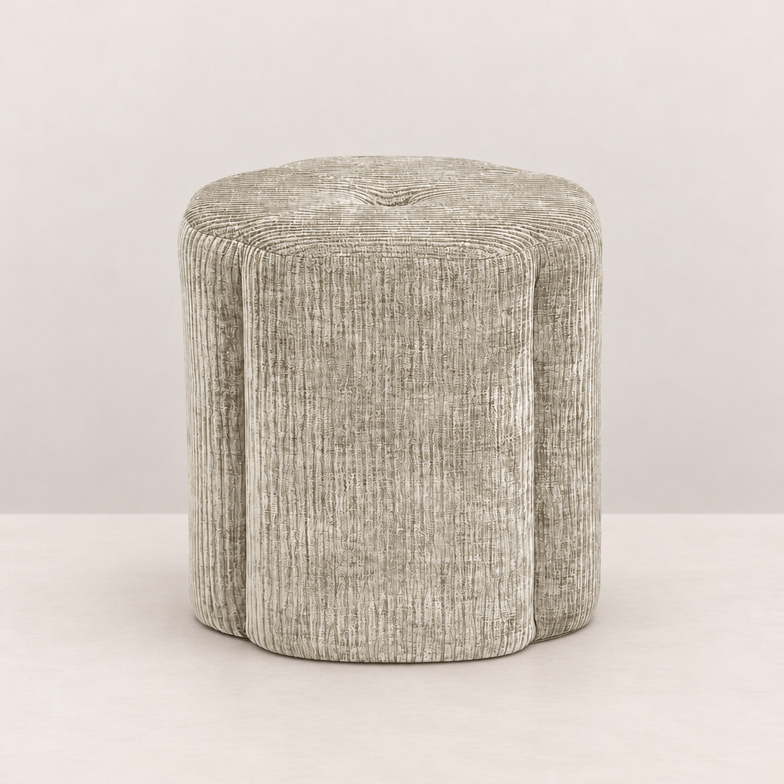 Puf Flore beige