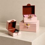 Caja Libélula Rosa Empolvado