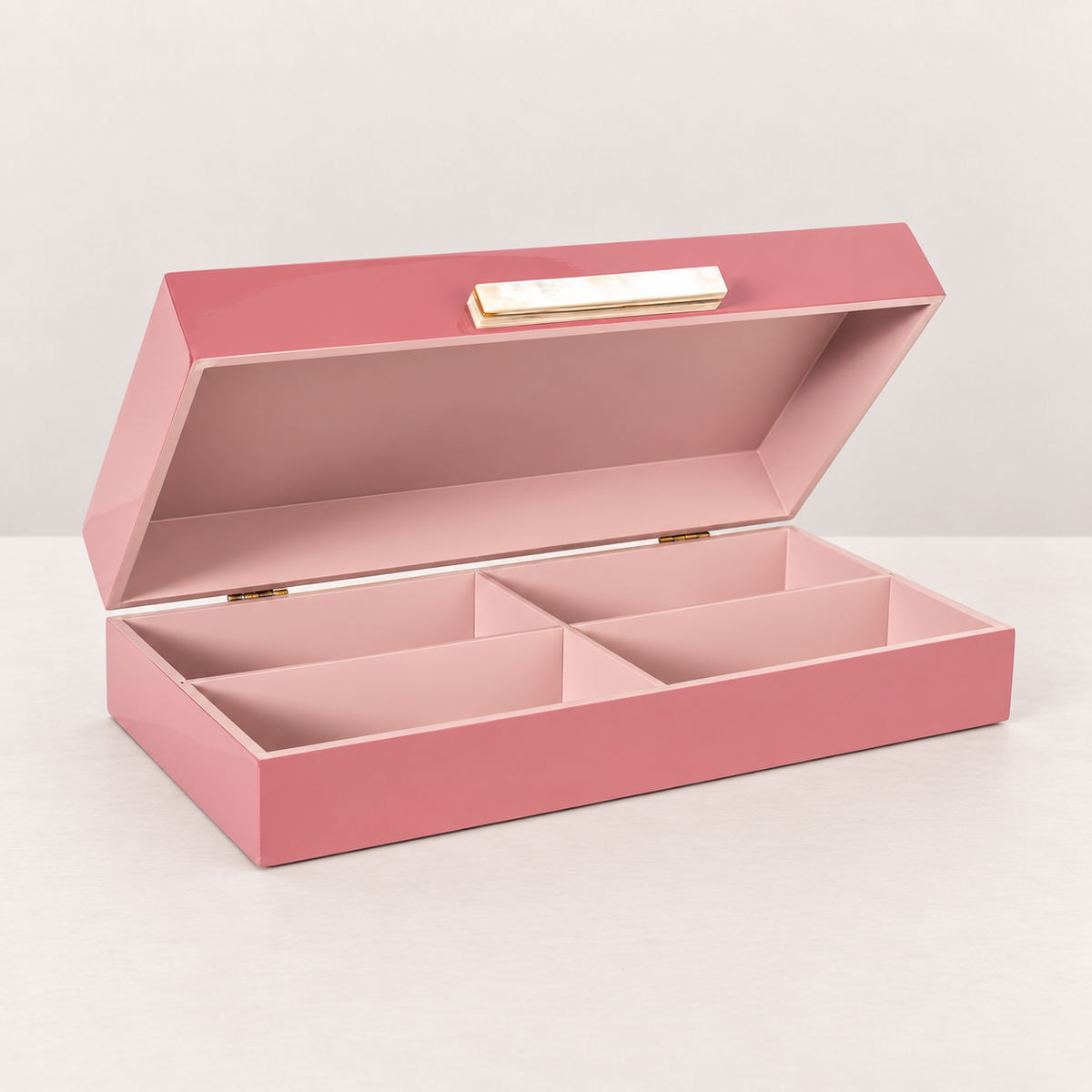 Caja lacada Rosa Antiguo