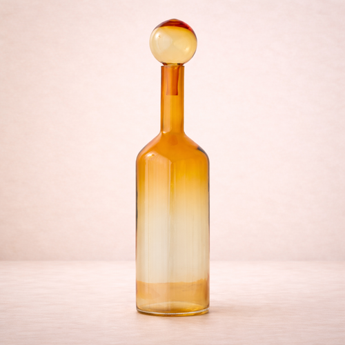 Botella Neme Ámbar — vista principal (Bárbara Bogas)