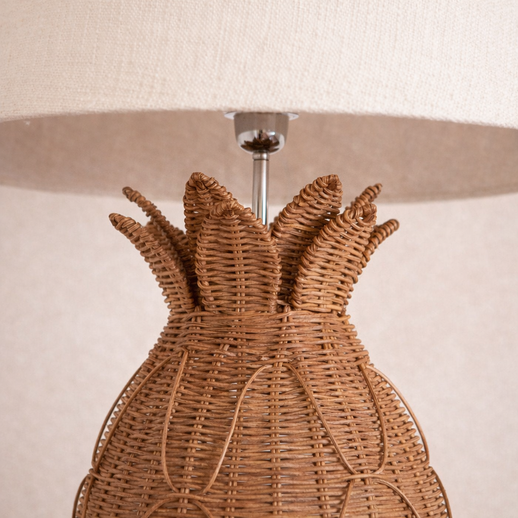 Lámpara Piña marrón — detalle 3 (Bárbara Bogas)